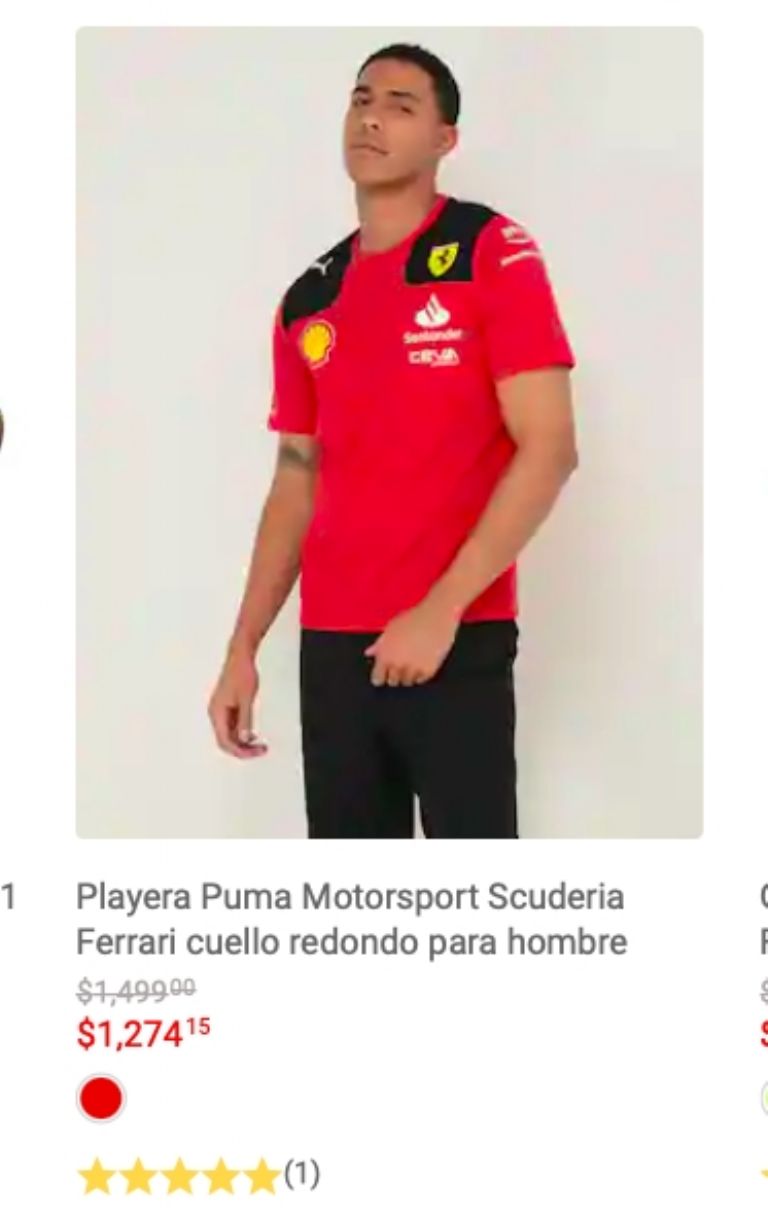 Playera Ferrari 