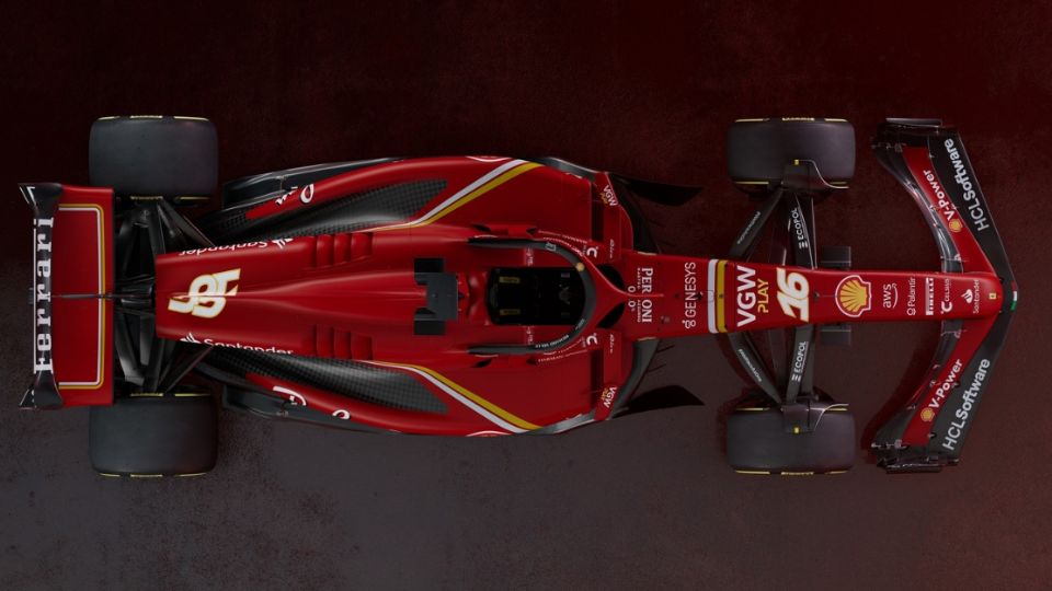 El SF-24 es el auto con el que Ferrari saldrá a la pista esta temporada en la F1.