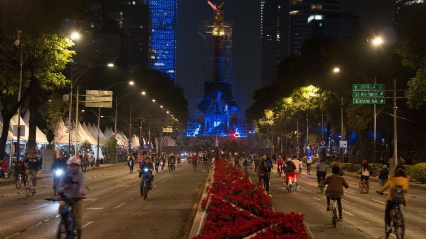 ¡Día del amor y la amistad en bicicleta! Así será el paseo nocturno en la CDMX este 2024