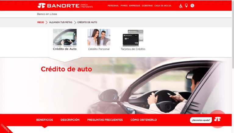Crédito de auto Banorte