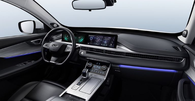 Motor e interior de la Tiggo 7 Pro Max