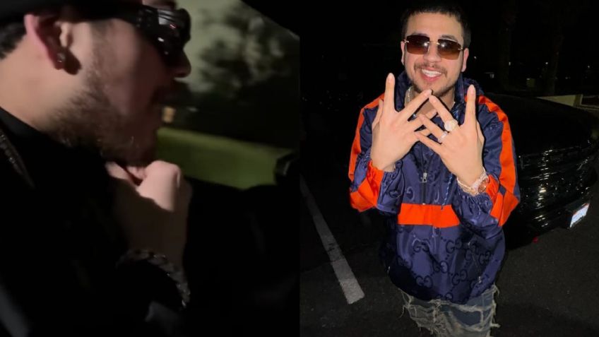 “Me dicen Iron Man”: Por este auto eléctrico, así se hace llamar el vocalista de Fuerza Regida