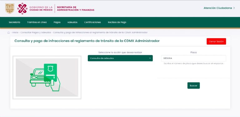 Multas de tránsito en CDMX 