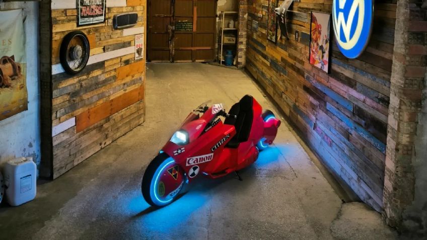 ¡Del anime cyberpunk a la vida real! Así es la famosa motocicleta Akira de Bel & Bel