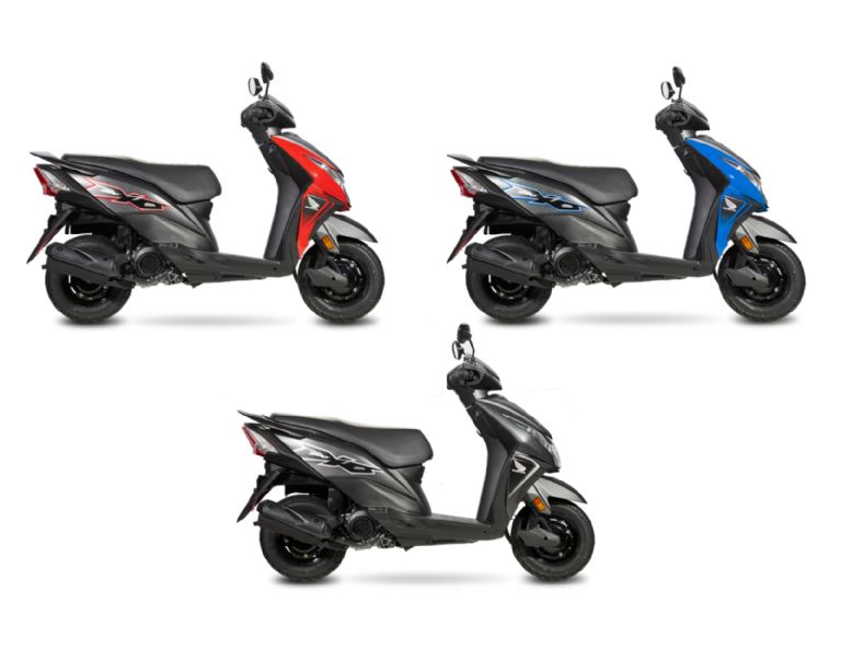 Esos son los nuevos colores de la Honda DIO110 2024