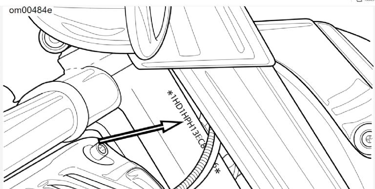 Esto significa el número 1 en las motocicletas de Harley-Davidson