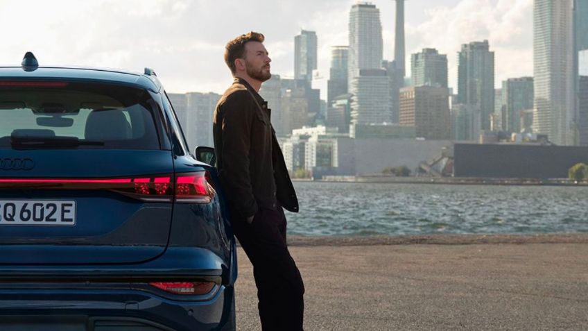 Audi Q6 e-tron: ¿Tan buena que hasta el Capitán América la usa? Chris Evans no se resistió