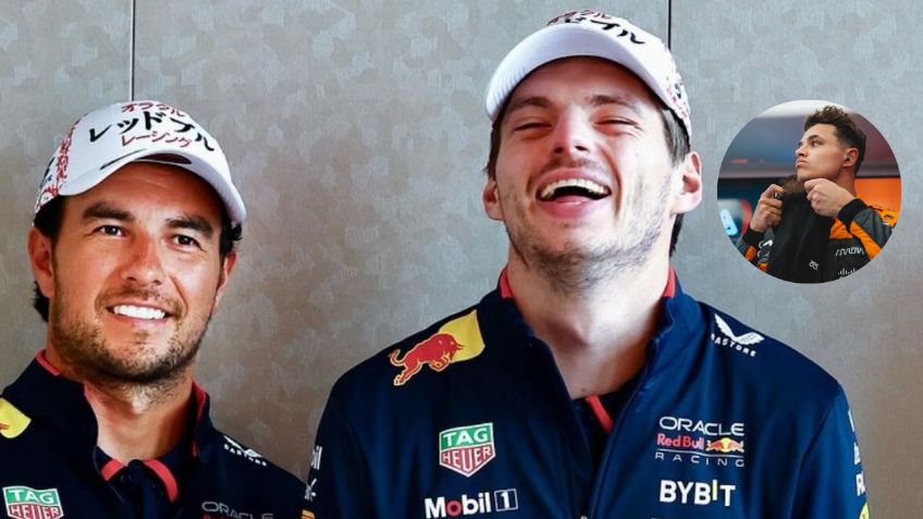Críticas de Lando Norris hacía Checo tras GP de China, ¡Pérez y Max lo ignoraron en el podio!