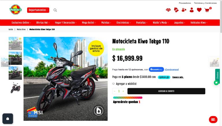 Motos en oferta Waldo's
