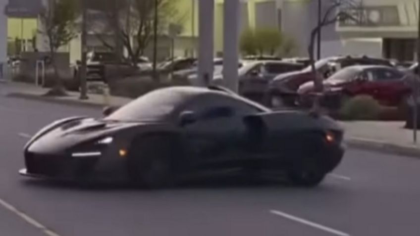 Video viral: Youtuber choca un McLaren Senna e impacta en una agencia de Lexus