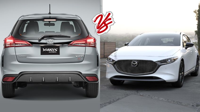 Toyota Yaris vs. Mazda3: Duelo de hatchbacks asiáticos, ¿cuál conviene comprar en 2024?