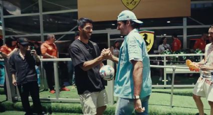 GP de Miami 2024: Carlos Sainz de Ferrari y su increíble dominio de balón con Luis Suárez