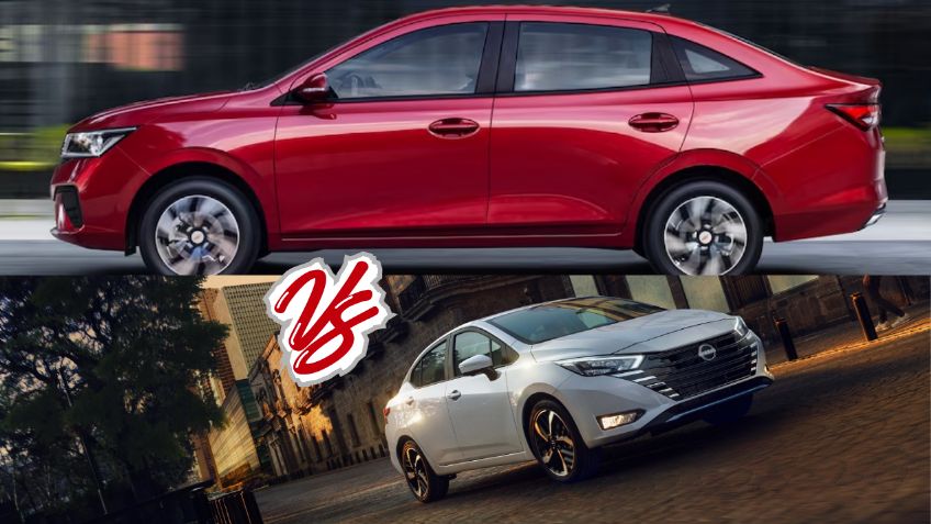 Chevrolet Aveo vs. Nissan Versa, ¿cuál de los dos sedanes del 2024 ahorra más combustible?