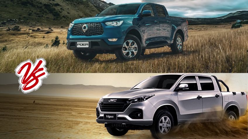 JMC Vigus o GWM Poer, ¿qué pick-up china vale más la pena en México para 2024?