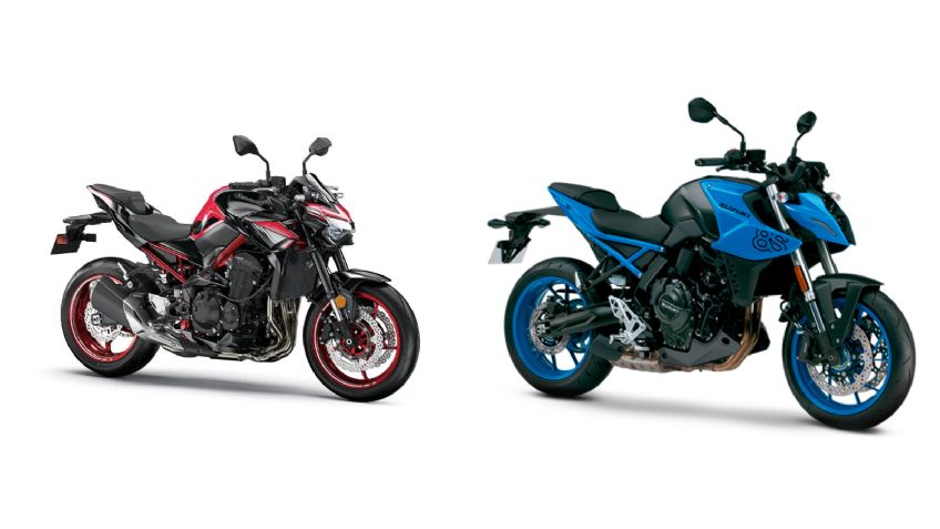 Kawasaki Z900 vs Suzuki GSX-8S: ¿Qué motocicleta naked es mejor este 2024?