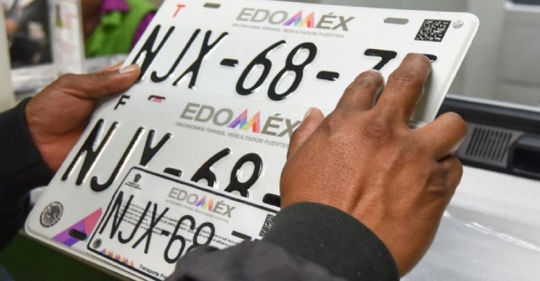 Placas en el Estado de México