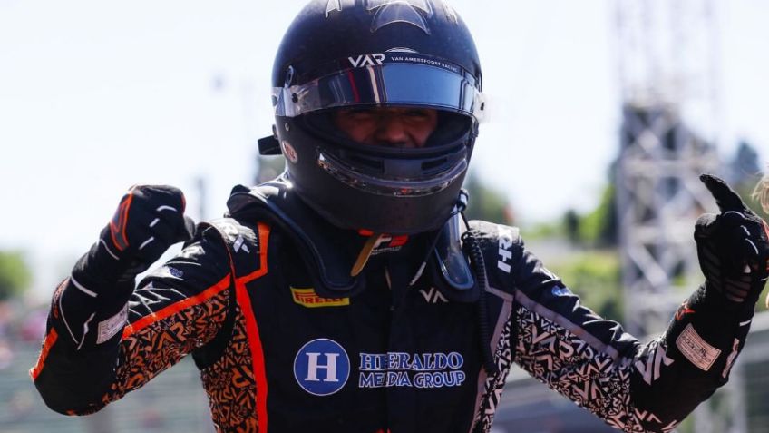 ¡100% mexicano! Noel León muy cerca del podio en el GP de Mónaco 2024 de F3