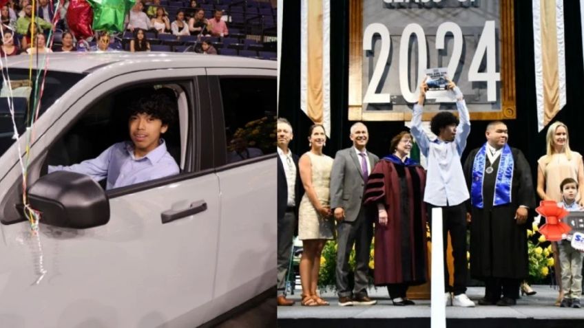 ¿Te imaginas que te regalen un auto por no faltar a clases? A este alumno le pasó