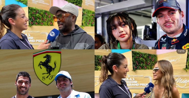 Famosos en el GP de Miami