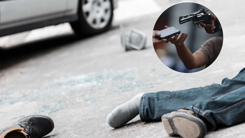 ¿Karma instantáneo? Ladrón sale corriendo tras robar un celular y auto lo atropella