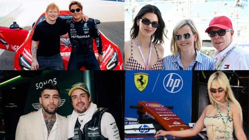 FOTOS: Todos los famosos que asistieron al GP de Miami 2024