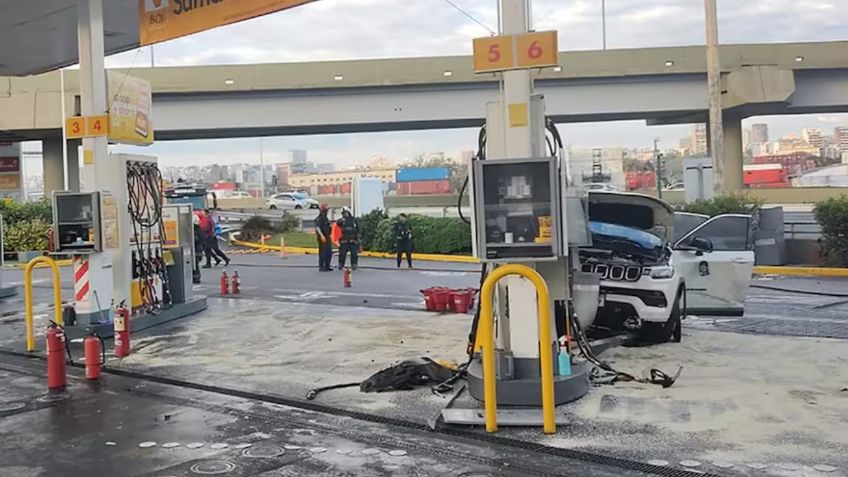 Tras salir campeón, futbolista argentino choca contra gasolinera; iba alcoholizado
