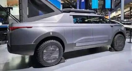 ¿Falsa Cybertruck? Marca china diseña una pick-up eléctrica MUY original