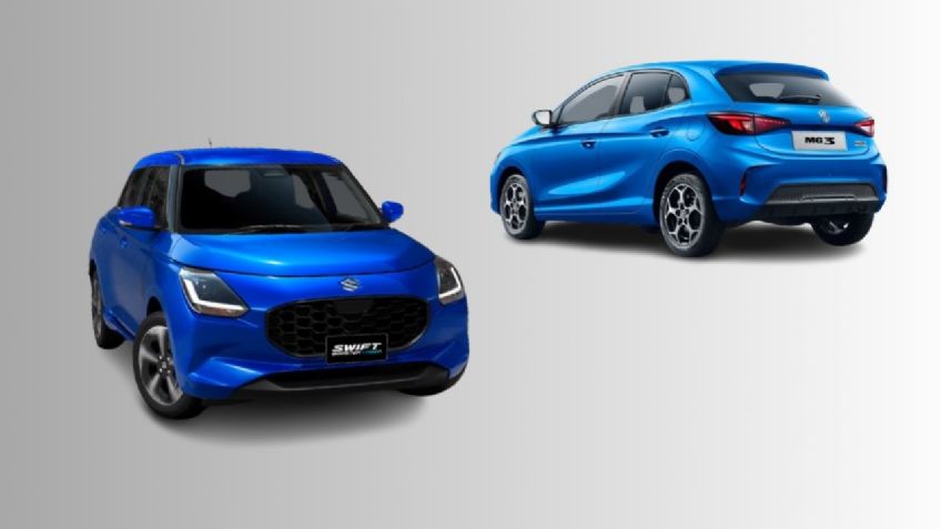 Suzuki Swift 2025 vs MG3 2024: Duelo de hatchbacks con tecnología híbrida