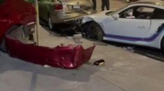 Conductor de Porsche se estrelló contra tres autos en Iztapalapa, iba en estado de ebriedad