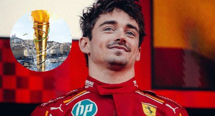 Charles Leclerc porta la llama olímpica en su paso por Mónaco, ¡un honor para un gran atleta!