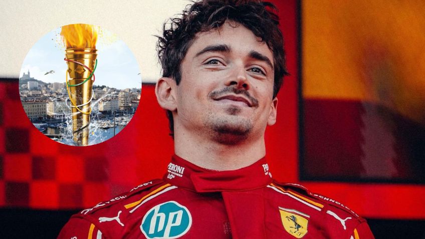 Charles Leclerc porta la llama olímpica en su paso por Mónaco, ¡un honor para un gran atleta!