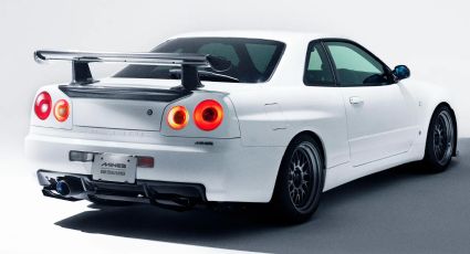 Este Nissan Skyline GT-R R34 esta restaurado y es de lo más caro