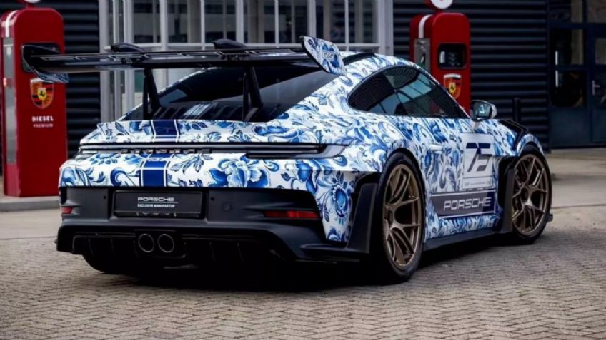 Este Porsche 911 GT3 RS tiene una decoración de vasija y es único