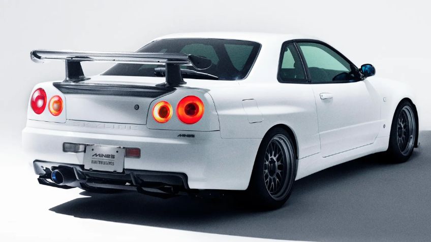 Este Nissan Skyline GT-R R34 esta restaurado y es de lo más caro