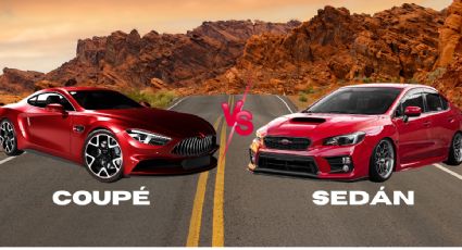 ¿Cuál es la diferencia entre un coupé  y un sedán? Pros y contras para saber cuál es mejor