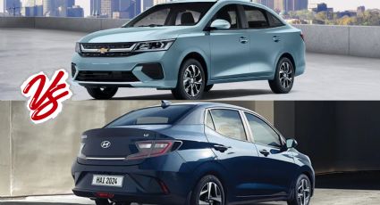 Chevrolet Aveo o Hyundai i10, ¿cuál de estos dos sedanes baratos te conviene comprar en 2024?