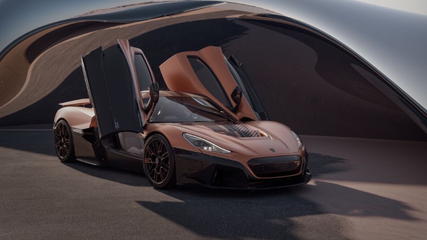 Rimac Nevera, el superdeportivo eléctrico estrena color cobre