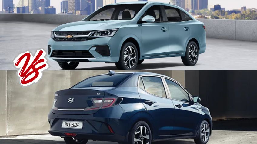 Chevrolet Aveo o Hyundai i10, ¿cuál de estos dos sedanes baratos te conviene comprar en 2024?