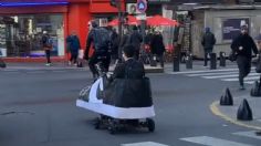 Video Viral. Esta persona manejó un Go Kart con forma de tenis Nike en Buenos Aires