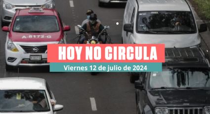 Hoy No Circula viernes 12 de julio de 2024 en CDMX y Edomex: Autos que descansan hoy