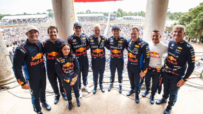 Checo Pérez, así le fue al mexicano en el Goodwood Festival of Speed 2024