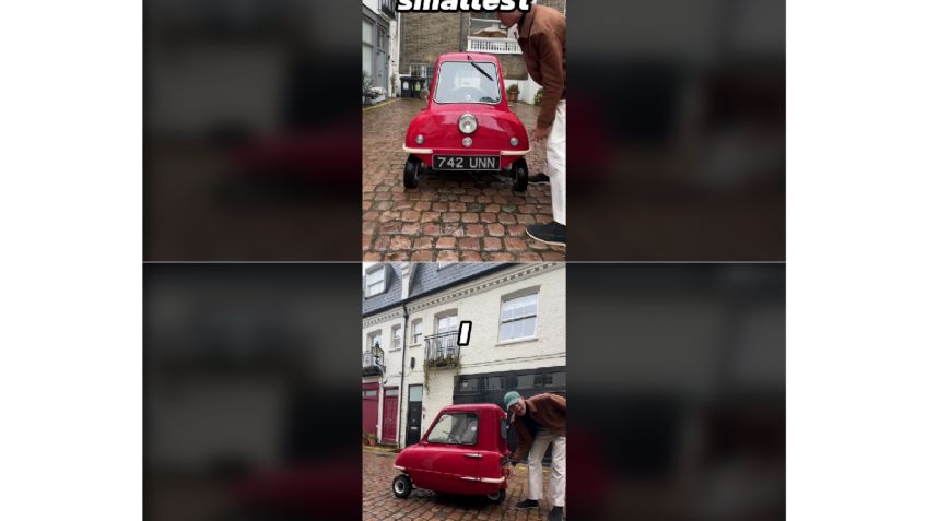 VIDEO: Peel P50, así es este microcoche, el más pequeño del mundo