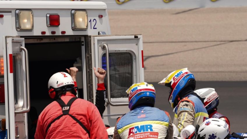 IndyCar en Iowa: Hubo un choque de 109G y el piloto se desmayó