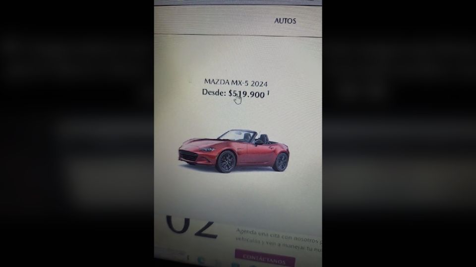 ¿Un Mazda en $520 pesos? Este es el caso