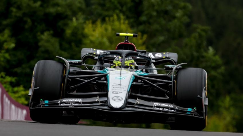Resumen GP de Bélgica 2024: Russell es descalificado, Hamilton gana, Checo es séptimo