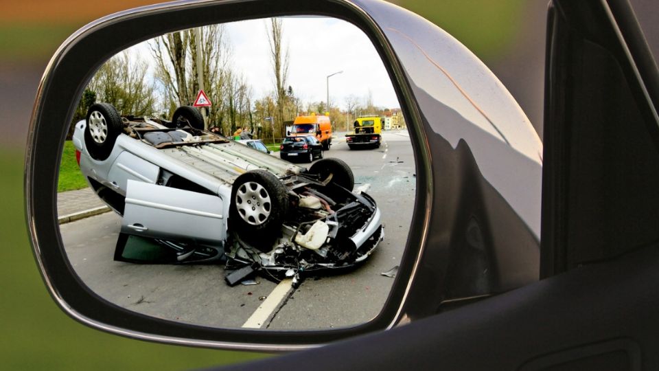 En el accidente estuvieron involucrados tres vehículos.