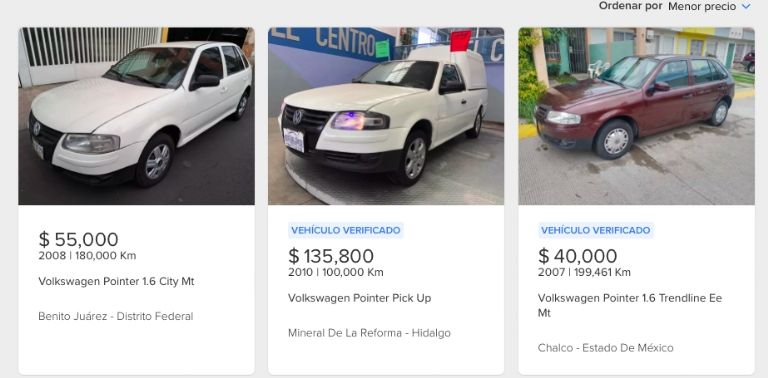 Volkswagen Pointer usado 