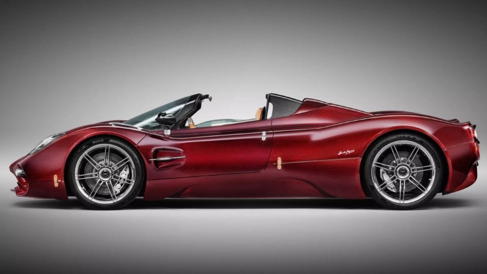 Esta es la versión convertible del Pagani Utopia