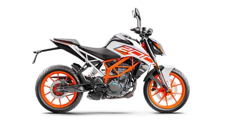 La KTM Duke 200 cuenta con tecnología avanzada