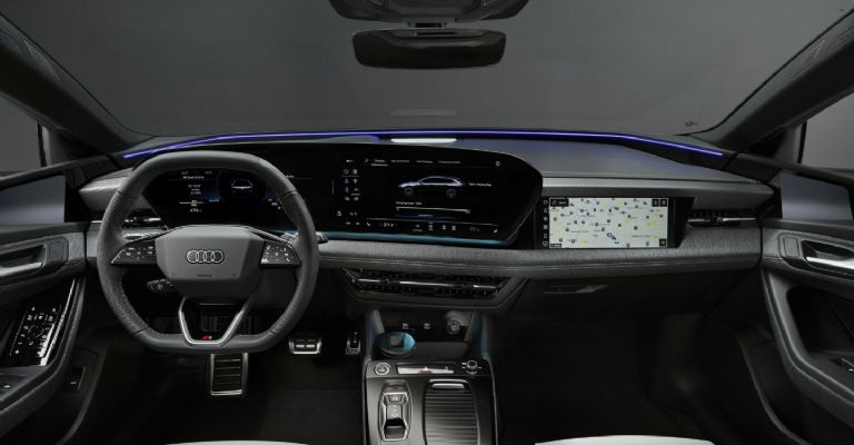 Interior del Audi A6 E-Tron 2025